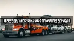 대리운전일일기사대리탁송차량탁송기사수행기사운전대행업체
