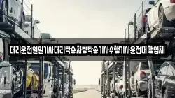 대리운전일일기사대리탁송차량탁송기사수행기사운전대행업체
