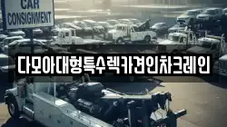 다모아대형특수렉카견인차크레인