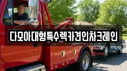 다모아대형특수렉카견인차크레인
