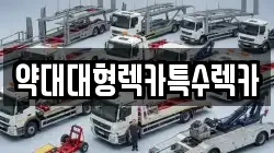 약대대형렉카특수렉카