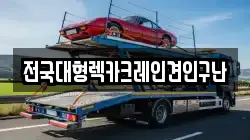 전국대형렉카크레인견인구난