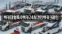렉카대형특수렉카24시견인렉카크레인