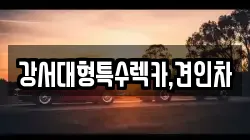 강서대형특수렉카,견인차