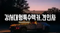 강서대형특수렉카,견인차