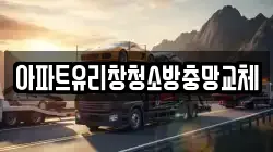 아파트유리창청소방충망교체