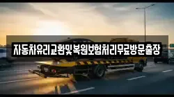 자동차유리교환및복원보험처리무료방문출장