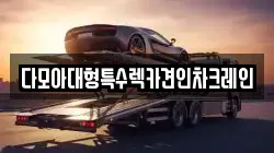 다모아대형특수렉카견인차크레인