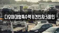 다모아대형특수렉카견인차크레인