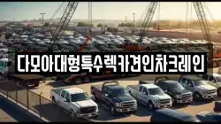다모아대형특수렉카견인차크레인