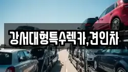 강서대형특수렉카,견인차