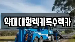 약대대형렉카특수렉카