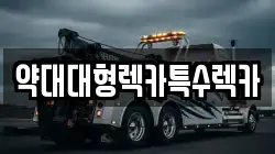 약대대형렉카특수렉카