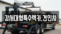 강서대형특수렉카,견인차