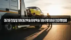 대리운전일일기사대리탁송차량탁송기사수행기사운전대행업체