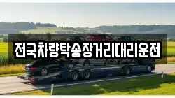 전국차량탁송장거리대리운전