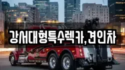 강서대형특수렉카,견인차