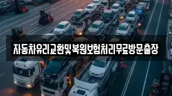 자동차유리교환및복원보험처리무료방문출장