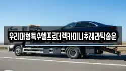 우리대형특수셀프로더렉카미니추레라탁송운