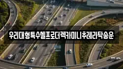 우리대형특수셀프로더렉카미니추레라탁송운
