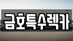 금호특수렉카