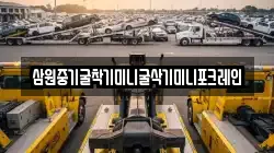 삼원중기굴착기미니굴삭기미니포크레인