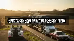 신차중고차탁송견인렉카차사고고장차견인탁송카캐리어