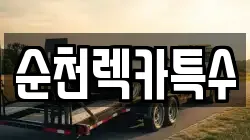 순천렉카특수