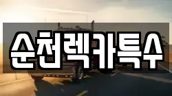 순천렉카특수