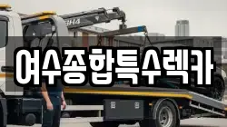 전라남도 여수시 오림동 렉카, 특수렉카, 차량탁송, 견인운송