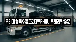 우리대형특수셀프로더렉카미니추레라탁송운