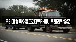 우리대형특수셀프로더렉카미니추레라탁송운