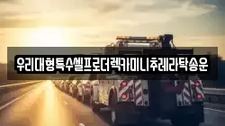 우리대형특수셀프로더렉카미니추레라탁송운