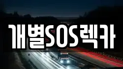 개별SOS렉카