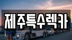 제주특수렉카
