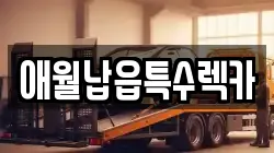 애월납읍특수렉카