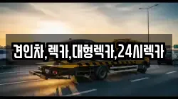 충남 금산군 복수면 렉카, 특수렉카, 차량탁송, 견인운송