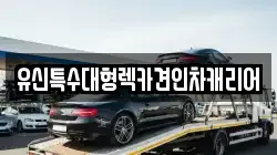 유신특수대형렉카견인차캐리어