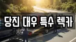 당진 대우 특수 렉카