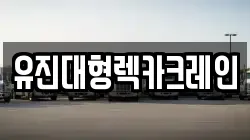 유진대형렉카크레인