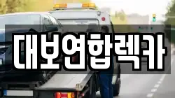 충남 보령시 신흑동 렉카, 특수렉카, 차량탁송, 견인운송