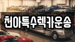 천아특수렉카운송