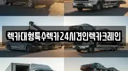 렉카대형특수렉카24시견인렉카크레인