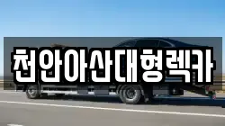 충남 아산시 초사동 렉카, 특수렉카, 차량탁송, 견인운송