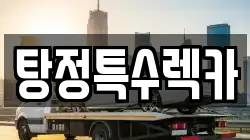 탕정특수렉카