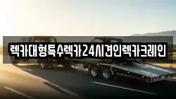 렉카대형특수렉카24시견인렉카크레인