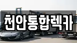 충남 천안시 동남구 쌍용동 렉카, 특수렉카, 차량탁송, 견인운송
