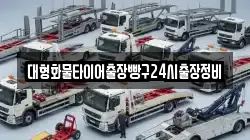 대형화물타이어출장빵구24시출장정비