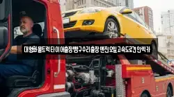 대형화물트럭타이어출장빵구수리출장엔진오일고속도로견인렉카