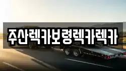 주산렉카보령렉카렉카